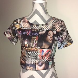 NWOT NYC Trendy crop top